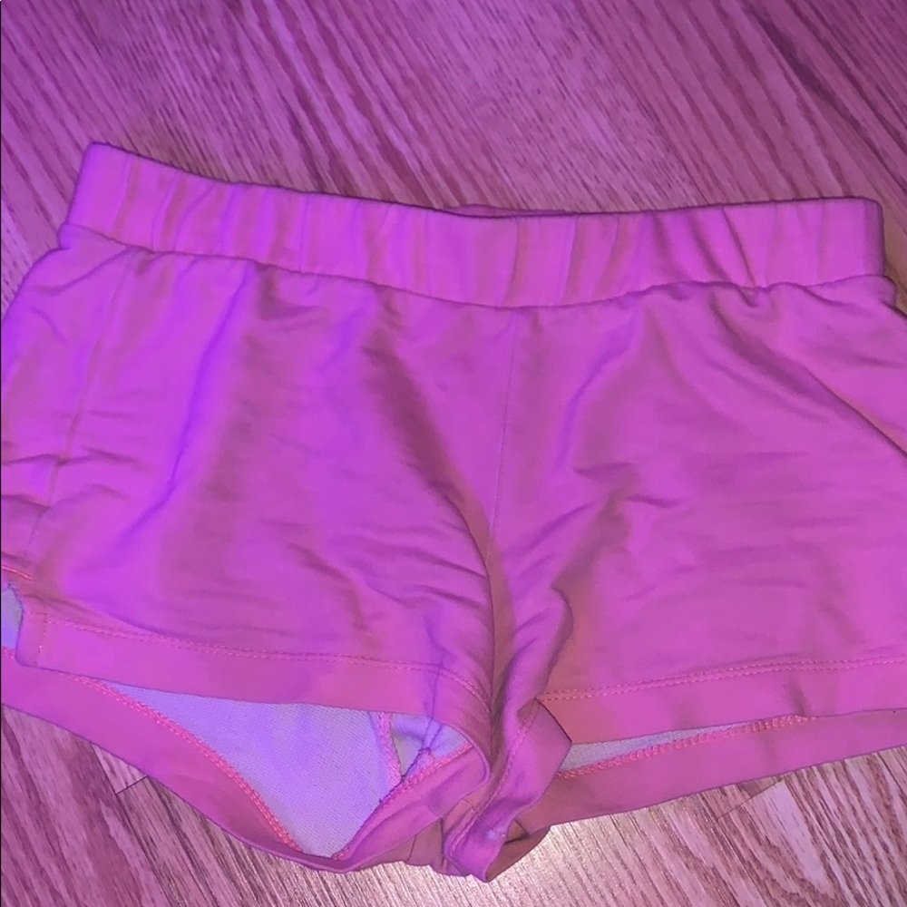 pink shorts in good condition
